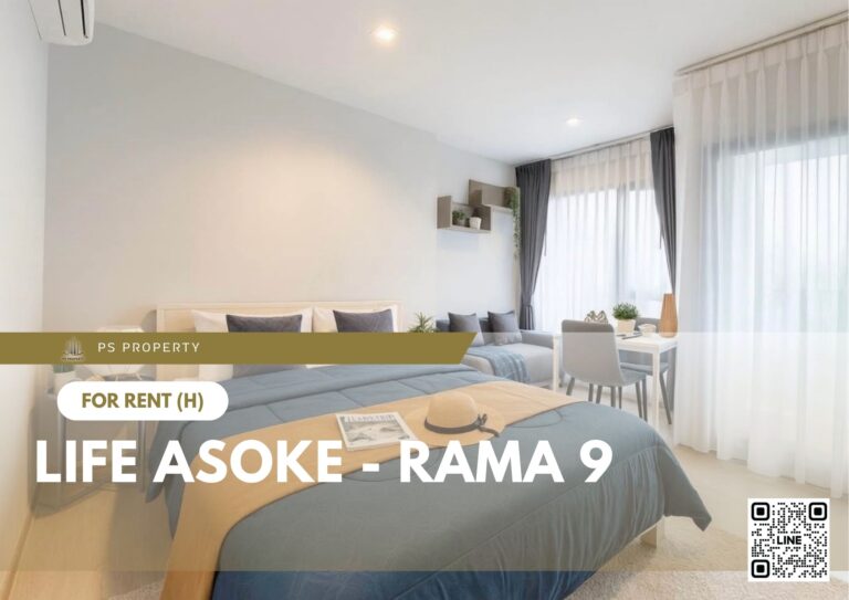 PS85990 -Condo Near MRT Phra Ram 9 Station For Rent , One bedroom unit at Life Asoke – Rama 9