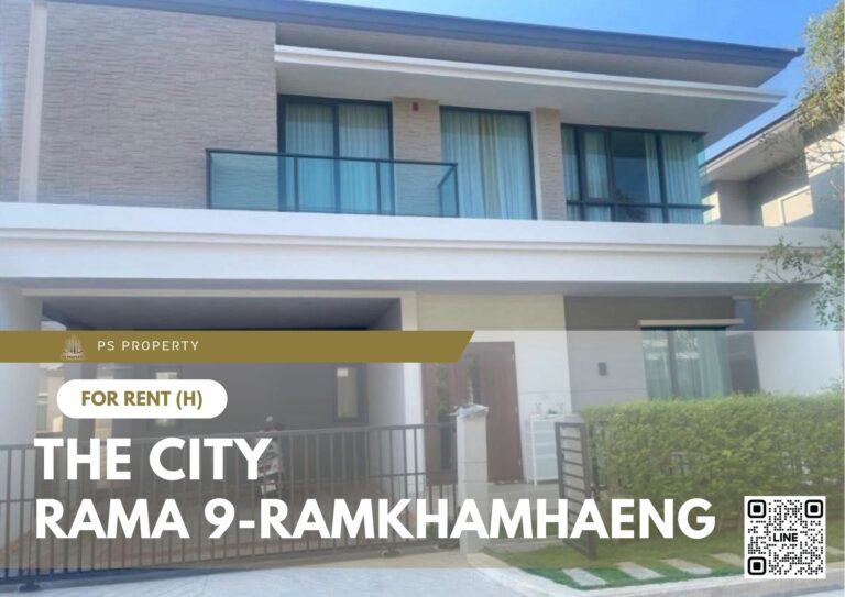 PS86062 – House Near ARL Ban Thap Chang Station For Rent , at The City Rama 9-Ramkhamhaeng