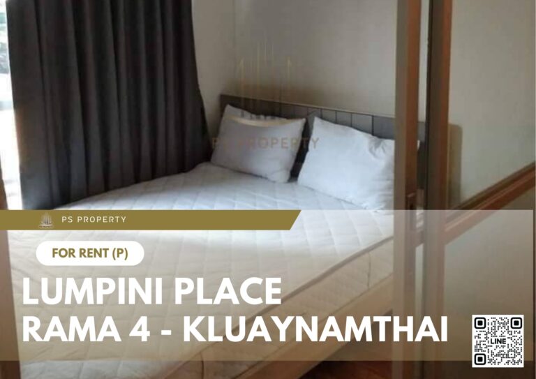 PS14815 – Condo Near BTS Phra Khanong Station For Rent , One bedroom unit at Lumpini Place Rama 4 – Kluaynamthai