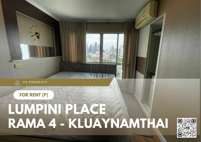 PS34768 – Condo Near BTS Phra Khanong Station For Rent , One bedroom unit at Lumpini Place Rama 4 – Kluaynamthai