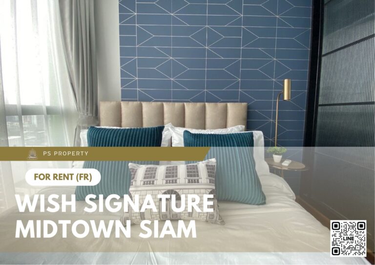 PS82744 – Condo Near BTS Ratchathewi Station For Rent , One bedroom unit at Wish Signature Midtown Siam