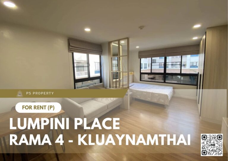 PS47534 – Condo Near BTS Phra Khanong Station For Rent , One bedroom unit at Lumpini Place Rama 4 – Kluaynamthai