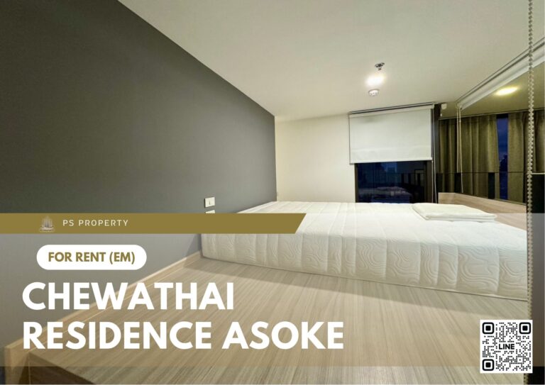 PS82806 – Condo Near MRT Phra Ram 9 Station For Rent , One bedroom unit at Chewathai Residence Asoke