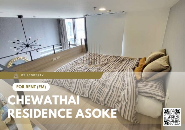 PS32139 – Condo Near MRT Phra Ram 9 Station For Rent , One bedroom unit at Chewathai Residence Asoke