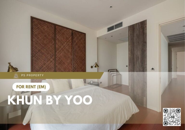 PS82879 – Condo Near BTS Thong Lo Station For Rent , Three bedroom unit at KHUN by YOO