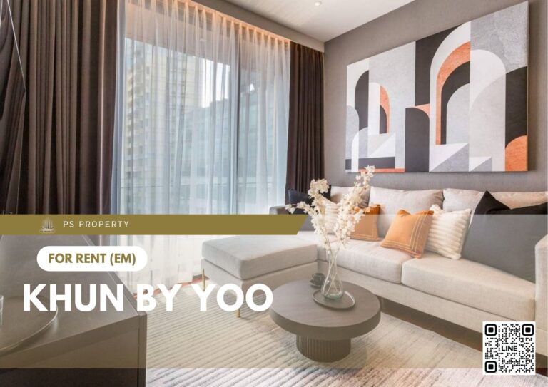 PS77386 – Condo Near BTS Thong Lo Station For Rent , One bedroom unit at KHUN by YOO