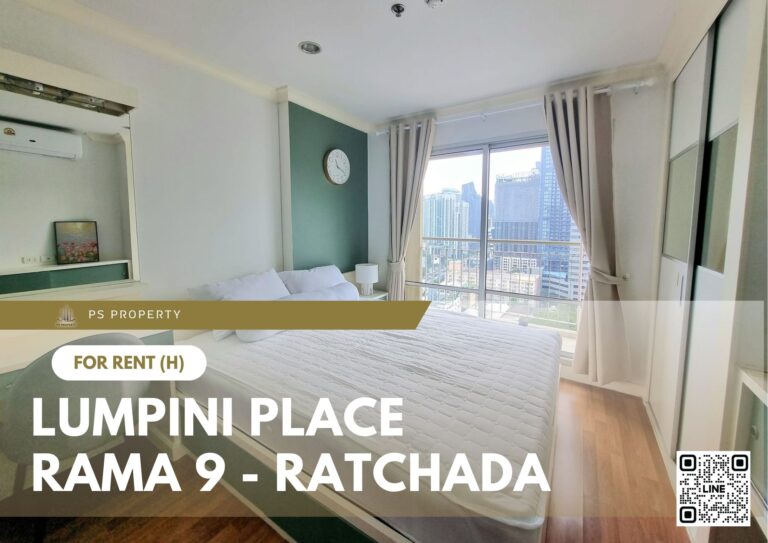 PS78314 – Condo Near MRT Phra Ram 9 Station For Rent , One bedroom unit at Lumpini Place Rama 9 – Ratchada