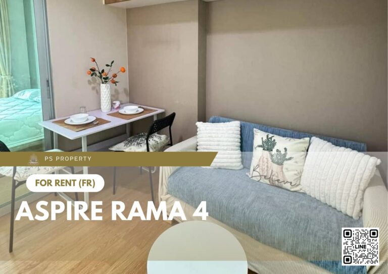PS68895 – Condo Near BTS Ekkamai Station For Rent , One bedroom unit at Aspire Rama 4