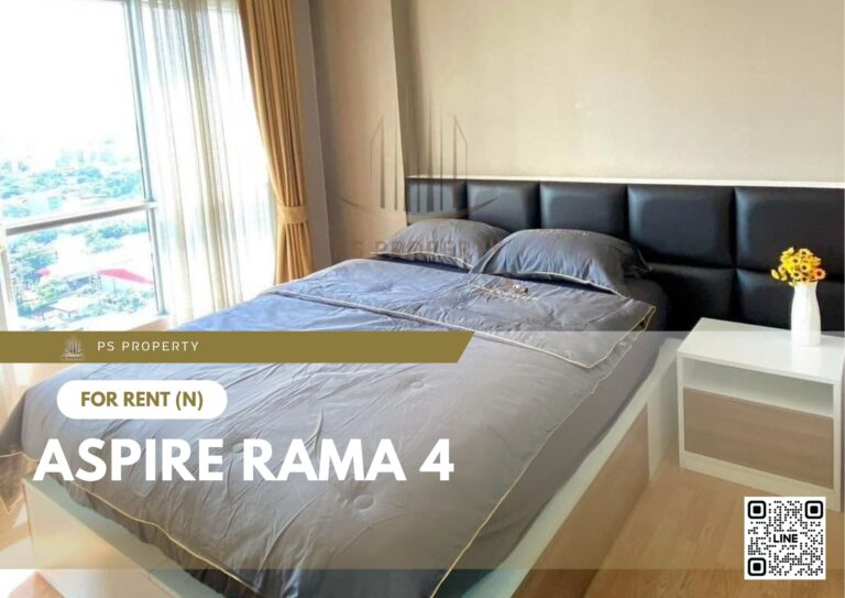 PS9301 – Condo Near BTS Ekkamai Station For Rent , One bedroom unit at Aspire Rama 4