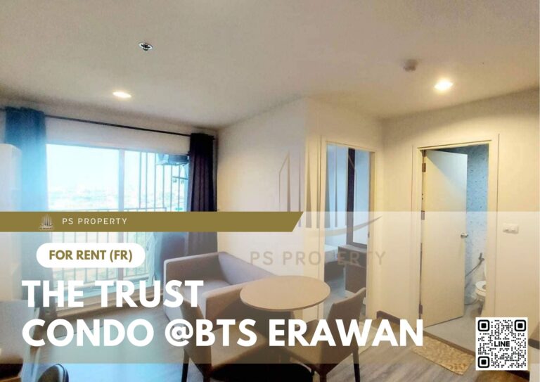 PS8054 – Condo Near BTS Chang Erawan Station For Rent , One bedroom unit at The Trust Condo @BTS Erawan