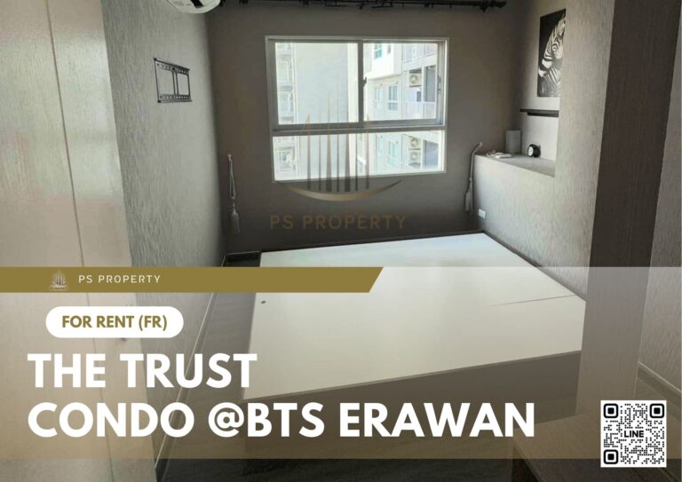 PS47362 – Condo Near BTS Chang Erawan Station For Rent , One bedroom unit at The Trust Condo @BTS Erawan