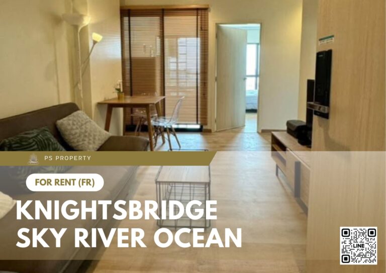 PS83780 – Condo Near BTS Pak Nam Station For Rent , One bedroom unit at KnightsBridge Sky River Ocean