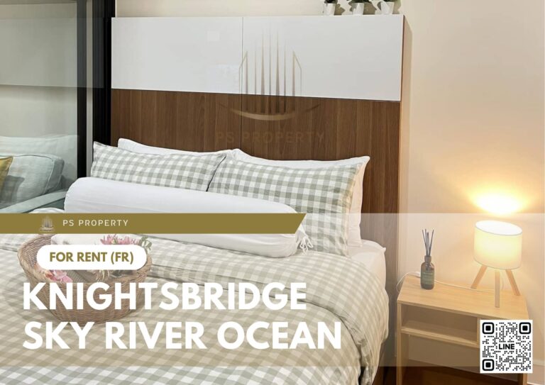 PS49865 – Condo Near BTS Pak Nam Station For Rent , One bedroom unit at KnightsBridge Sky River Ocean