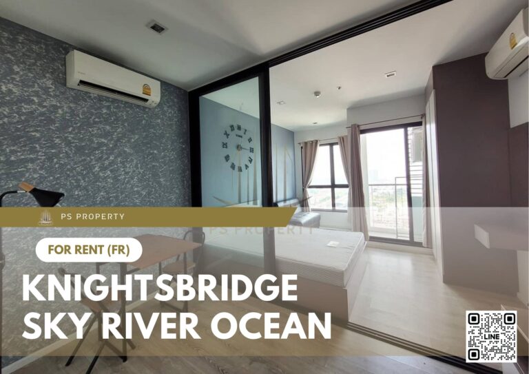 PS39598 – Condo Near BTS Pak Nam Station For Rent , One bedroom unit at KnightsBridge Sky River Ocean