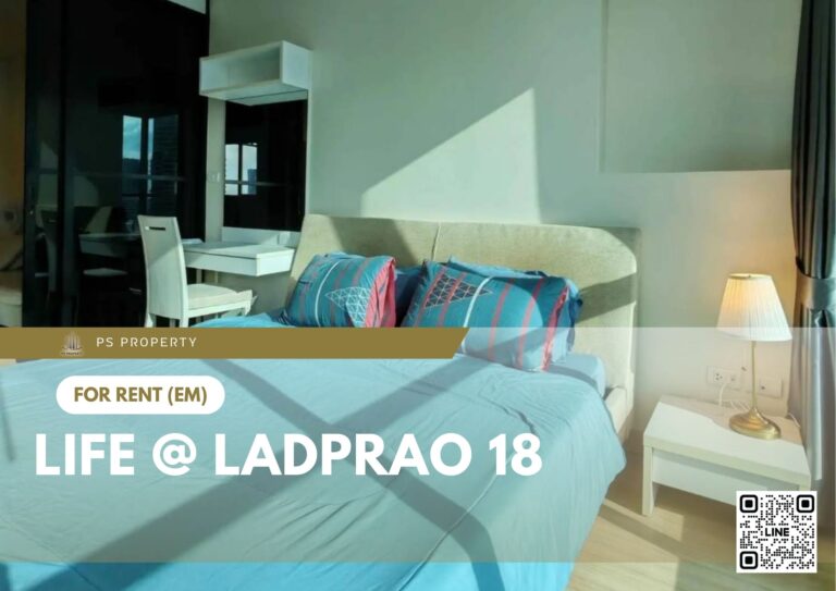 PS84933 – Condo Near MRT Lat Phrao Station For Rent , One bedroom unit at Life @ Ladprao 18