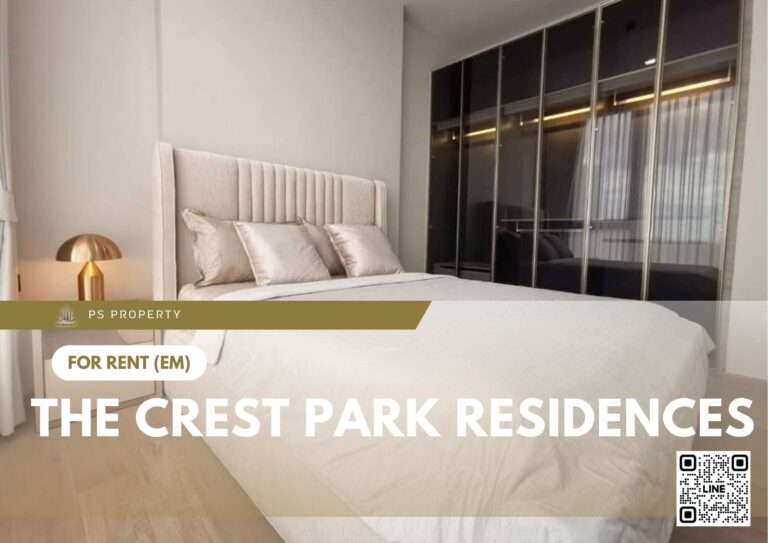 PS84876 – Condo Near MRT Phahonyothin Station For Rent , One bedroom unit at The Crest Park Residences