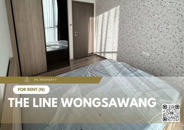 PS74734 – Condo Near MRT Wong Sawang Station For Rent , One bedroom unit at THE LINE Wongsawang