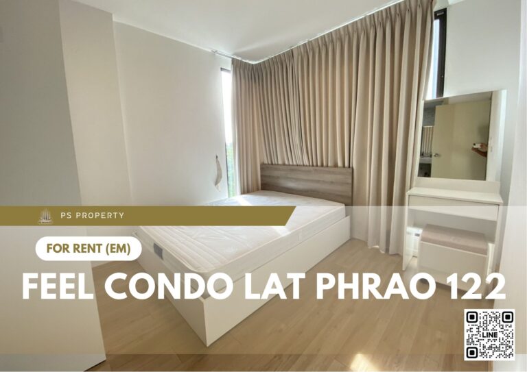 PS84513 – Condo Near MRT Lat Phrao 101 Station For Rent , One bedroom unit at Feel Condo Lat Phrao 122