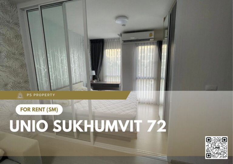 PS87125 – Condo Near BTS Bearing Station For Rent , One bedroom unit at UNiO Sukhumvit 72