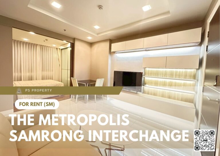 PS87134 – Condo Near BTS Samrong Station For Rent , One bedroom unit at The Metropolis Samrong Interchange