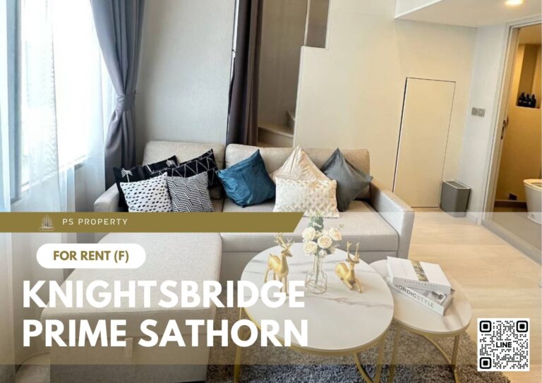 PS91057 – Condo Near BTS Chong Nonsi Station For Rent , One bedroom unit at Knightsbridge Prime Sathorn