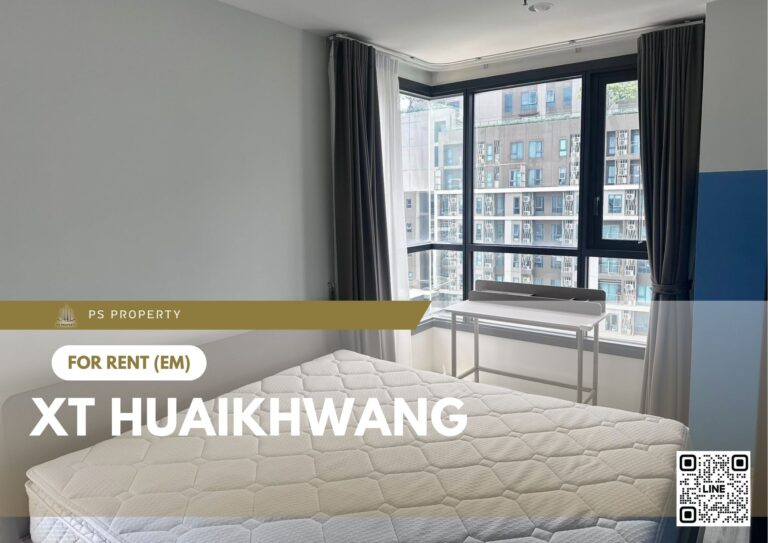 PS86535 – Condo Near MRT HUAIKHWANG Station For Rent , Two bedroom unit at XT HUAIKHWANG
