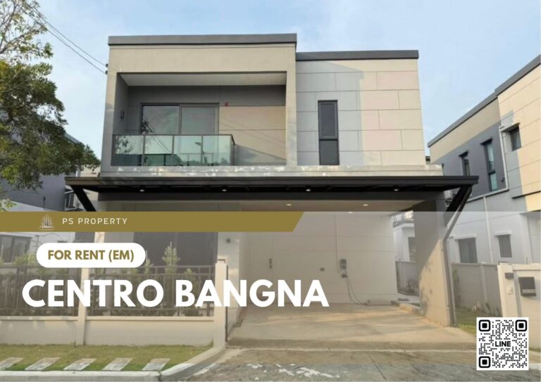 PS86476 – House Near MRT Si Dan Station For Rent , at Centro Bangna