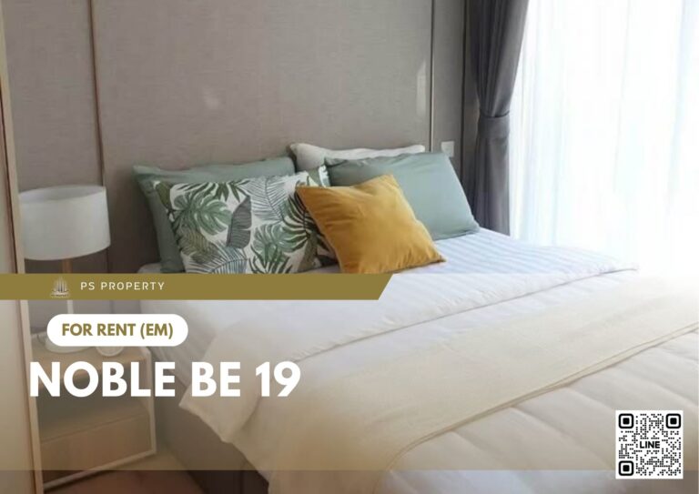 PS86432 – Condo Near BTS Asok Station For Rent , One bedroom unit at Noble BE 19