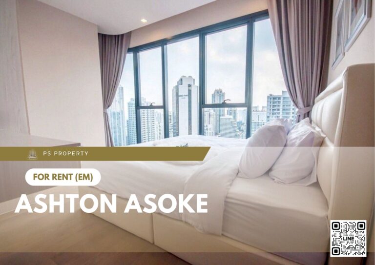 PS86347 – Condo Near BTS Asok Station For Rent , Two bedroom unit at Ashton Asoke