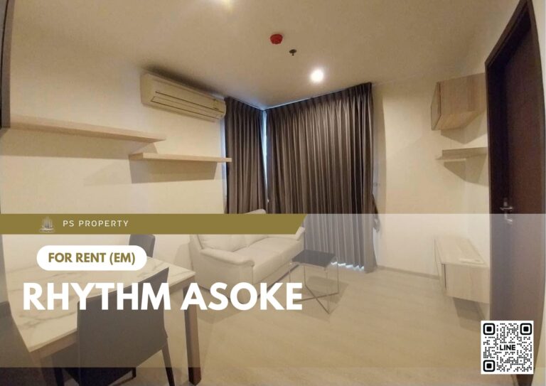 PS86313 – Condo Near MRT Phra Ram 9 Station For Rent , Two bedroom unit at Rhythm Asoke