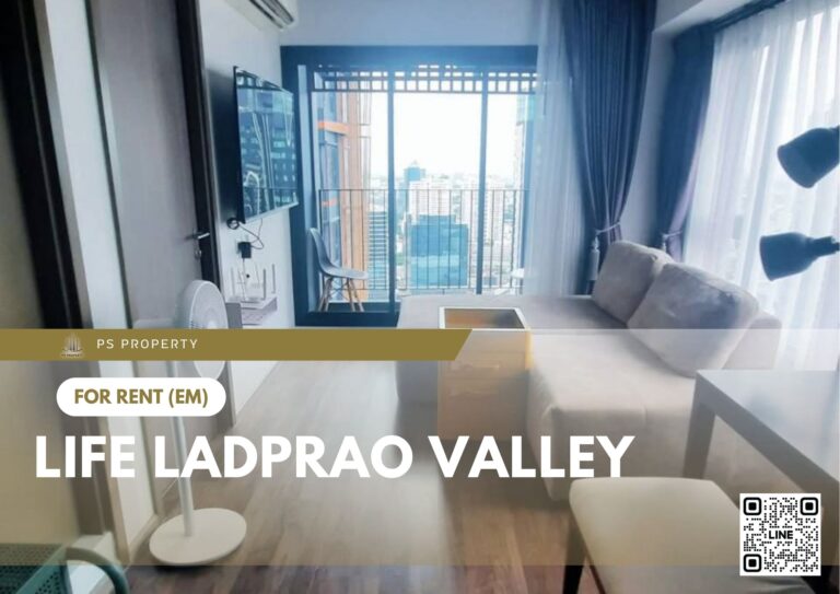 PS86188 – Condo Near BTS Ha Yaek Lat Phrao station For Rent , One bedroom unit at Life Ladprao Valley