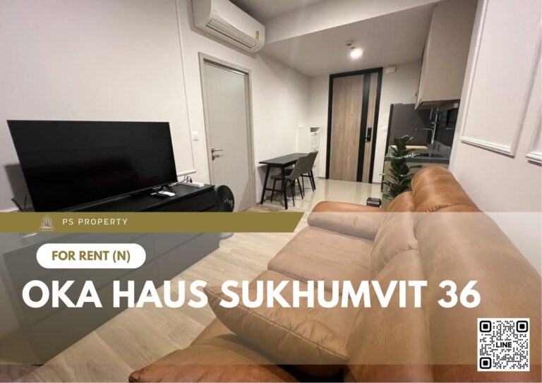 PS88253 – Condo Near BTS Thong Lo Station For Rent , One bedroom unit at OKA HAUS Sukhumvit 36