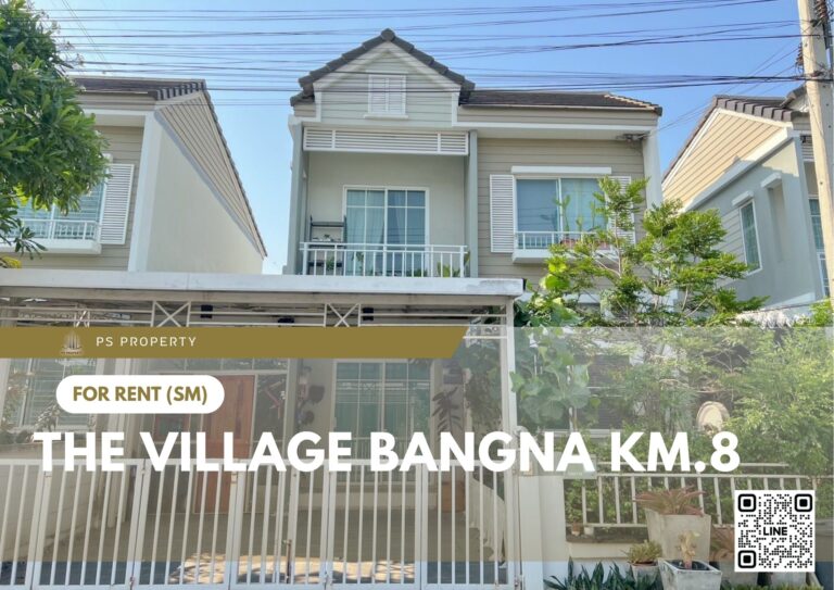 PS87312 – House Near BTS Bang na Station For Rent , at The Village Bangna km.8