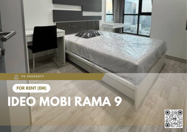 PS85948 – Condo Near MRT Phra Ram 9 Station For Rent , One bedroom unit at IDEO Mobi Rama 9