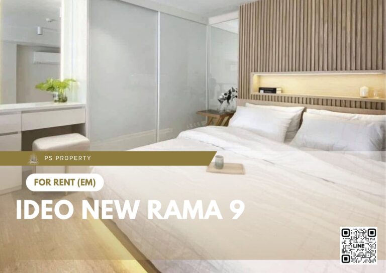 PS85794 – Condo Near ARL Ramkhamhaeng Station For Rent , One bedroom unit at IDEO New Rama 9