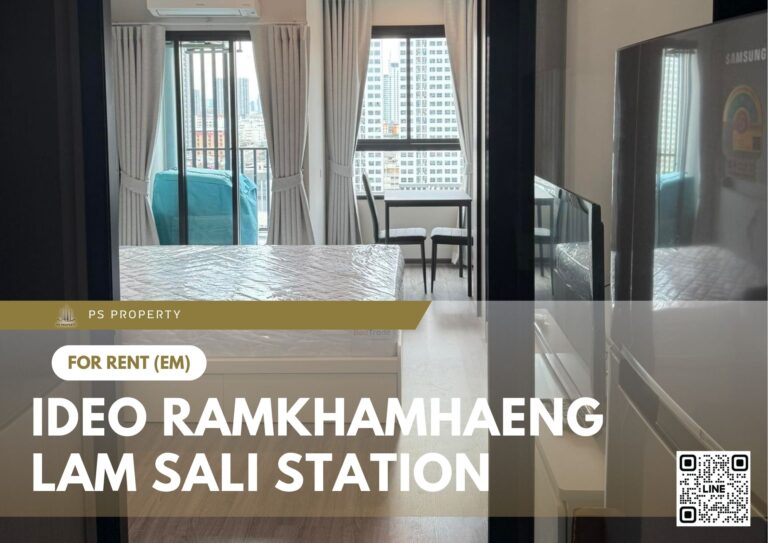 PS85738 – Condo Near MRT Yaek Lam Sali Station For Rent , One bedroom unit at Ideo Ramkhamhaeng – Lam Sali Station