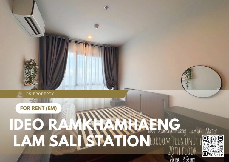 PS85560 – Condo Near MRT Yaek Lam Sali Station For Rent , One bedroom unit at Ideo Ramkhamhaeng – Lam Sali Station