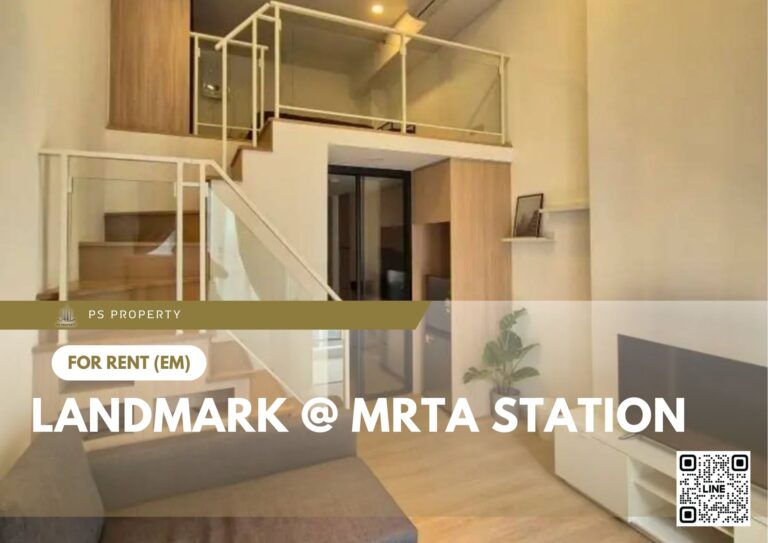 PS85527 – Condo Near MRT Thailand Cultural Centre Station For Rent , One bedroom unit at Landmark @ MRTA Station