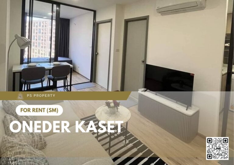 PS88704 – Condo Near SRT Bang Khen Station For Rent , Two bedroom unit at ONEDER Kaset