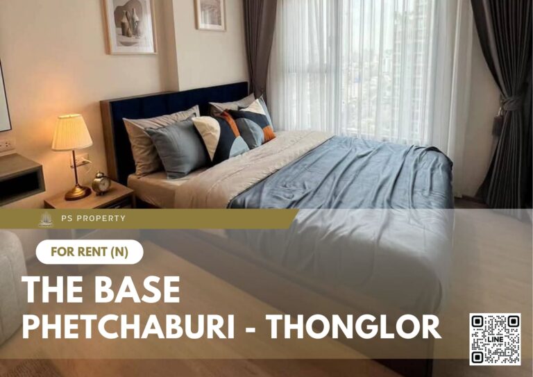 PS70805 – Condo Near MRT Phetchaburi Station For Rent , One bedroom unit at THE BASE Phetchaburi – Thonglor