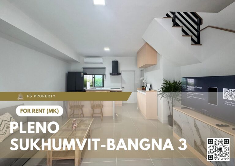 PS83294 – House Near BTS Bang na Station For Rent , at Pleno Sukhumvit-Bangna 3