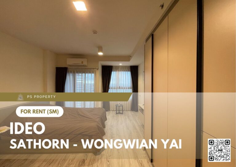 PS87355 – Condo Near BTS Wongwian Yai Station For Rent , One bedroom unit at IDEO Sathorn – Wongwian Yai