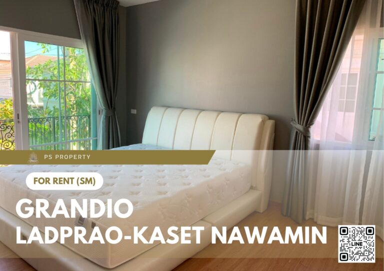 PS77989 – House Near MRT Outer Ring Road-Ram Inthra Station For Rent , at Grandio Ladprao-Kaset Nawamin