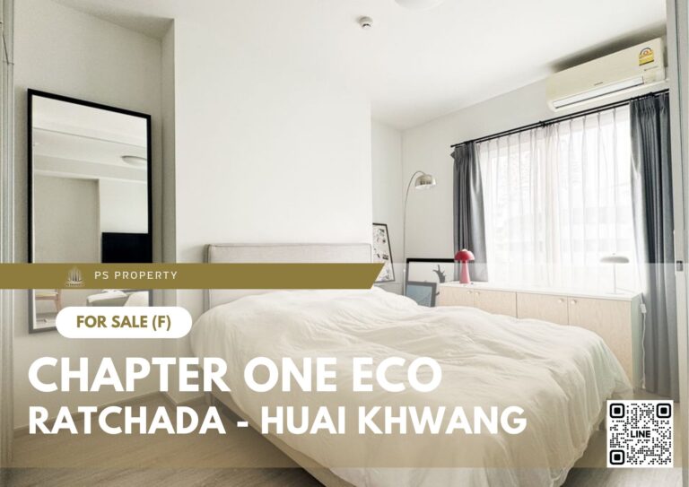 PS88919 – Condo Near MRT HUAIKHWANG Station For sale , One bedroom unit at Chapter One Eco Ratchada – Huai Khwang