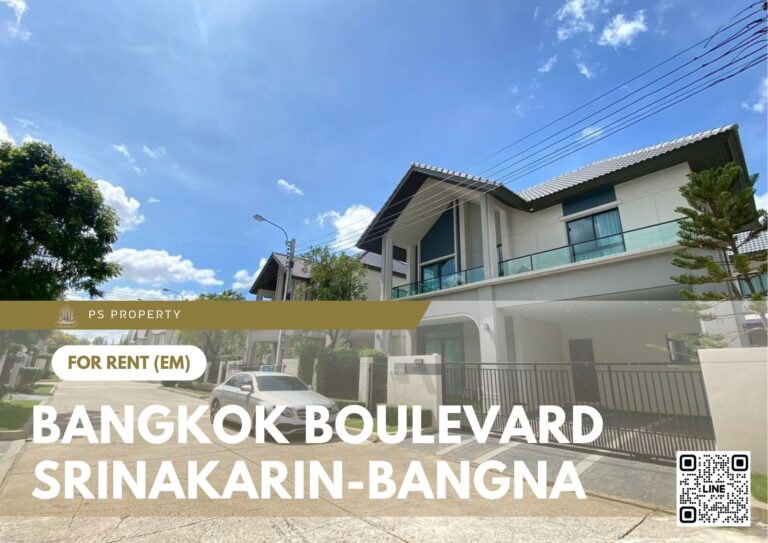 PS86245 – House Near MRT Si Dan Station For Rent , at Bangkok Boulevard Srinakarin-Bangna