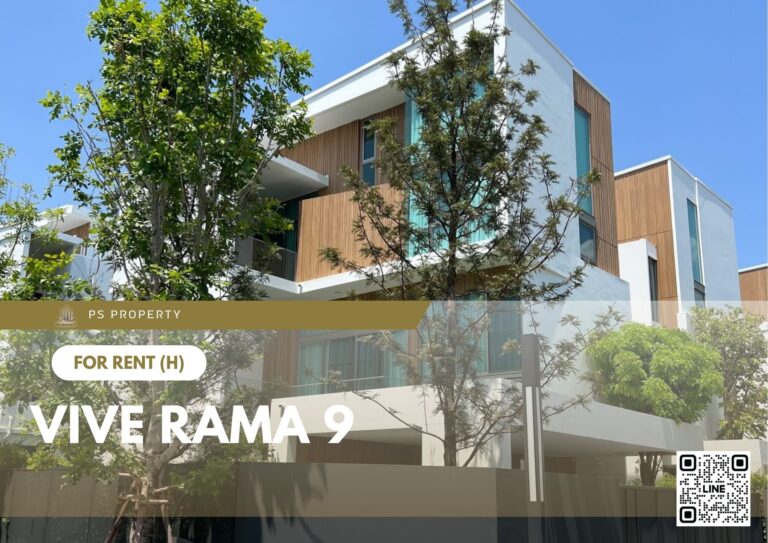 PS85456 – House Near ARL Ban Thap Chang Station For Rent , at VIVE Rama 9