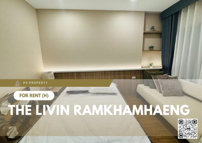 PS88945 – Condo Near MRT Yaek Lam Sali Station For Rent , One bedroom unit at The Livin Ramkhamhaeng