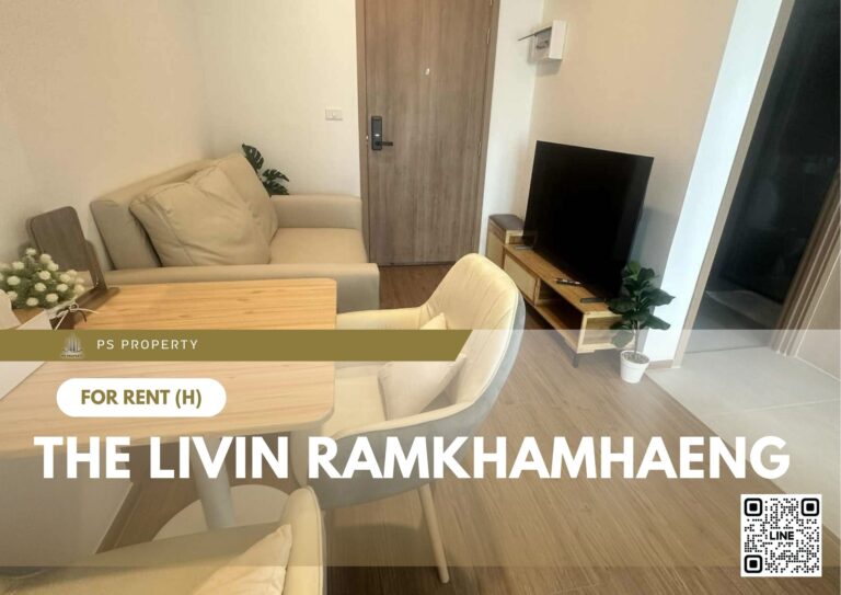 PS88970 – Condo Near MRT Yaek Lam Sali Station For Rent , One bedroom unit at The Livin Ramkhamhaeng
