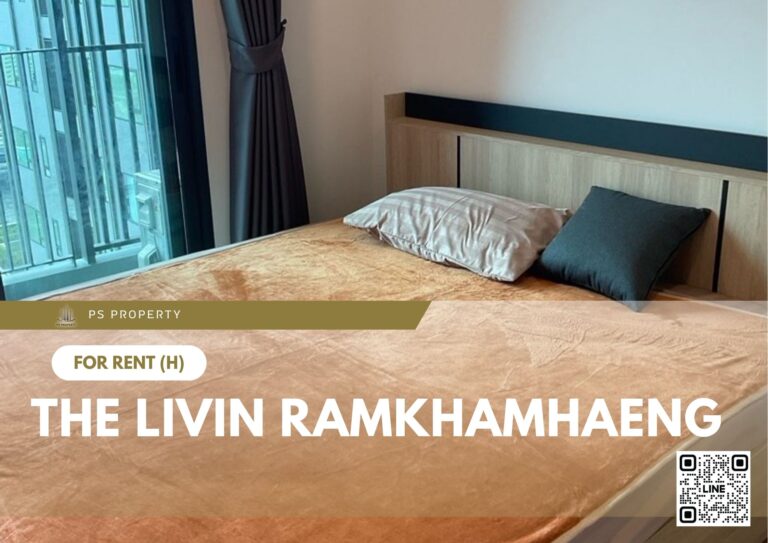 PS88982 – Condo Near MRT Yaek Lam Sali Station For Rent , Two bedroom unit at The Livin Ramkhamhaeng