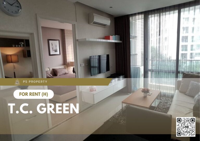 PS89049 – Condo Near MRT Phra Ram 9 Station For Rent , One bedroom unit at T.C. Green